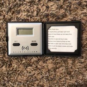 Desk Photo Clock. New in box.